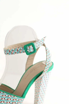 Talons Paul & Joe Vert en Cuir