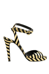 Talons Pierre Hardy Doré en Cuir, taille 38 - Seconde Main