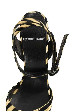 Talons Pierre Hardy Doré en Cuir