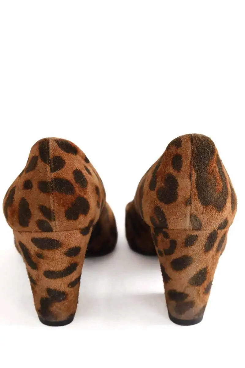 Talons Pierre Hardy Marron en Daim