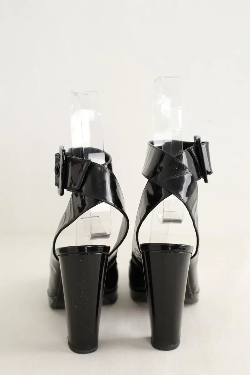 Talons Pierre Hardy Noir en Cuir verni