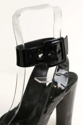 Talons Pierre Hardy Noir en Cuir verni