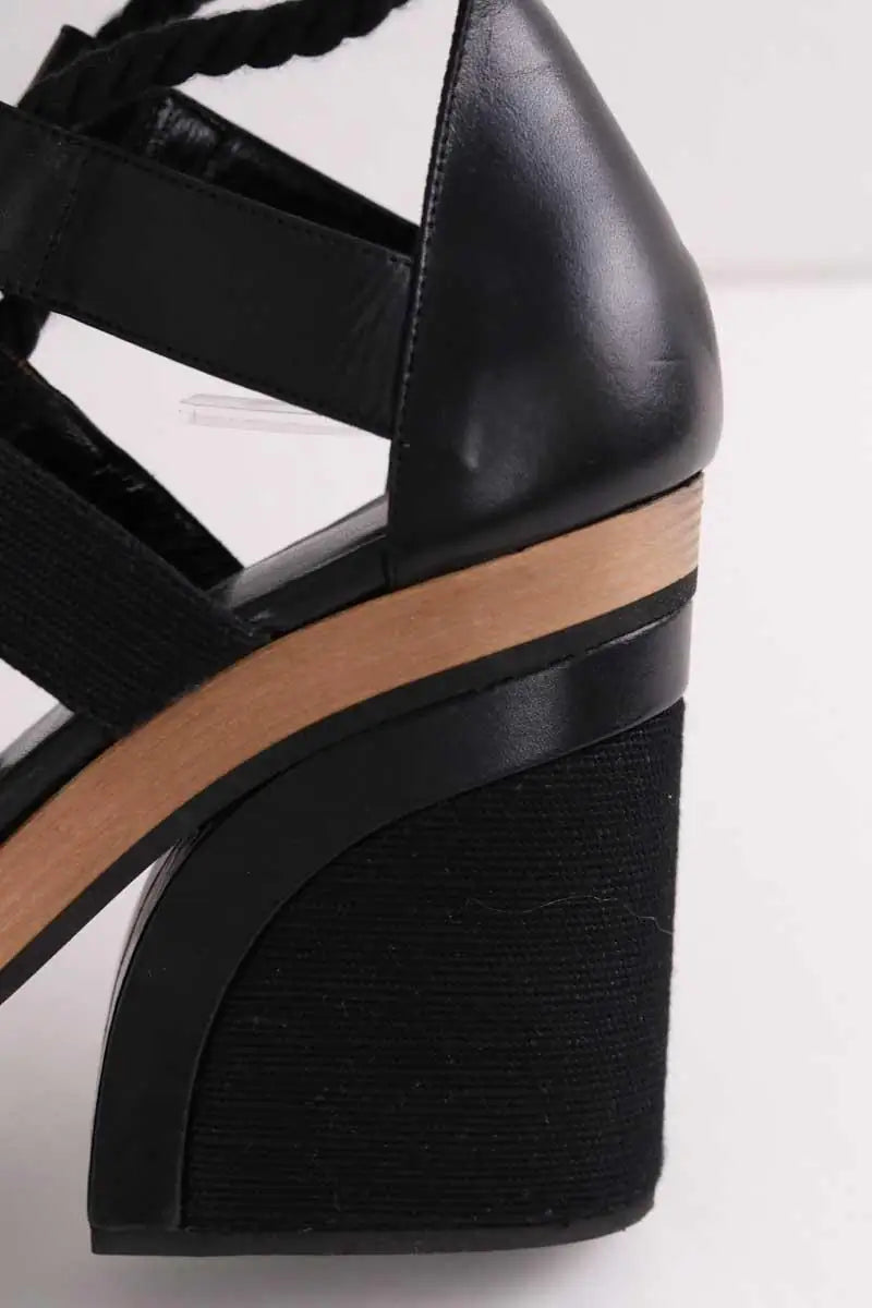 Talons Pierre Hardy Noir en Tissu