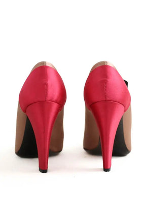 Talons Prada Beige en Tissu