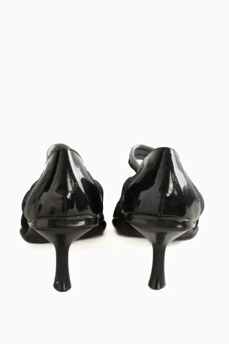 Talons Prada Noir en Cuir