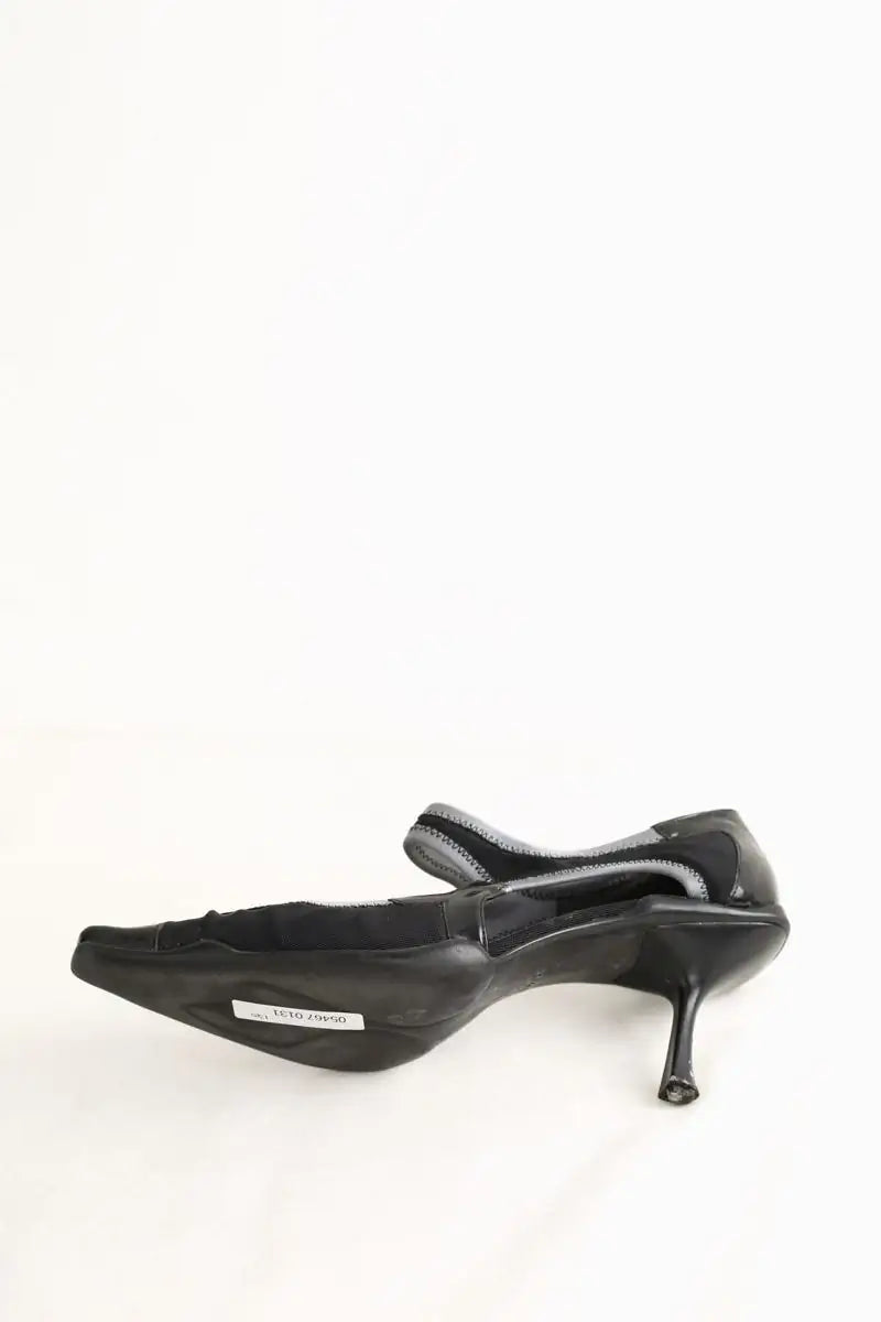 Talons Prada Noir en Cuir