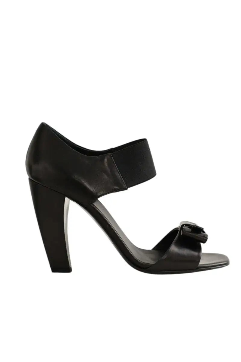 Talons Prada Noir en Cuir, taille 37 - Seconde Main