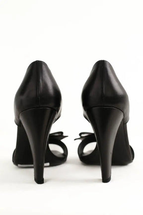 Talons Prada Noir en Cuir