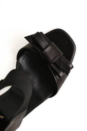 Talons Prada Noir en Cuir