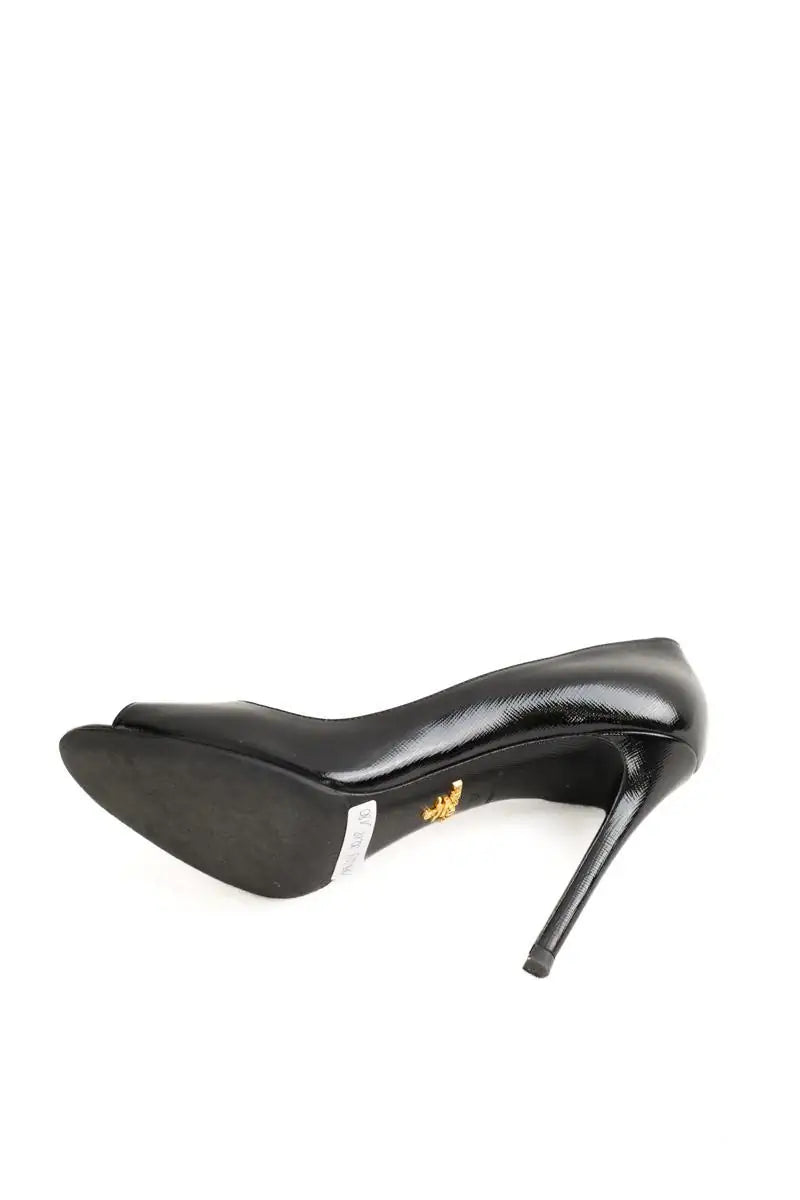 Talons Prada Noir en Cuir
