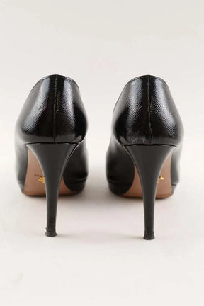 Talons Prada Noir en Cuir