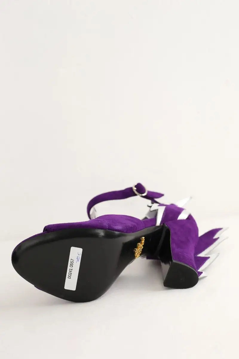 Talons Prada Violet en Daim