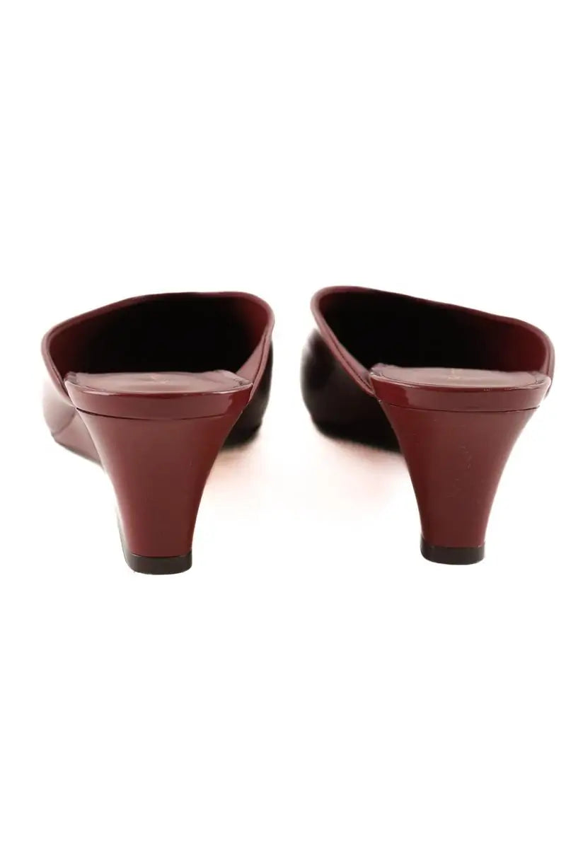 Talons Reformation Bordeaux en Cuir verni