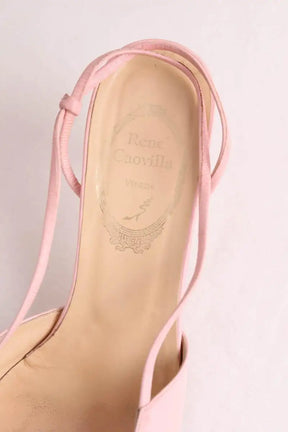 Talons Rene Caovilla Rose en Cuir