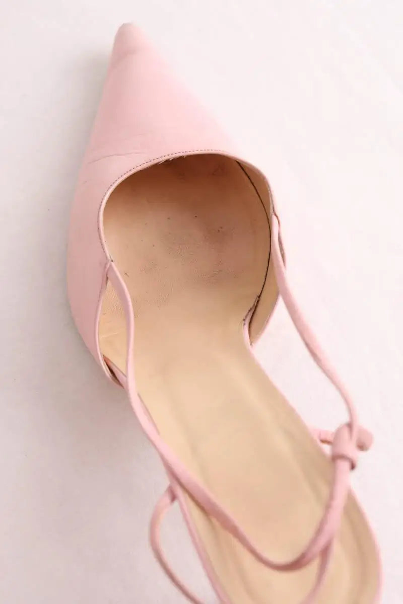 Talons Rene Caovilla Rose en Cuir