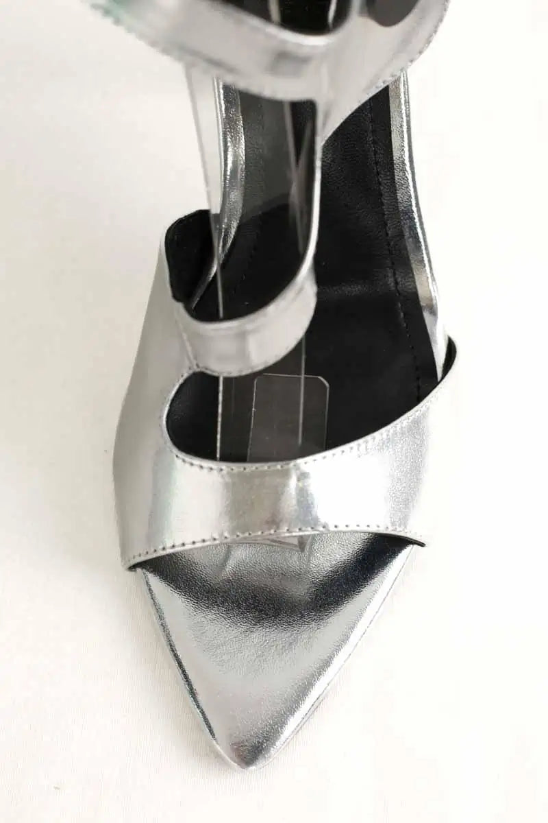 Talons Renesans Paris Argent en Cuir