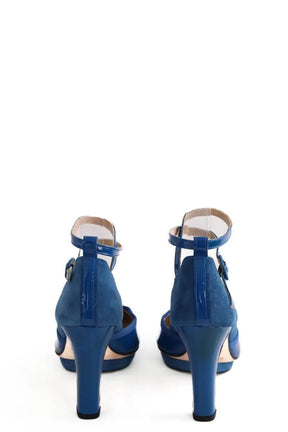 Talons Repetto Bleu en Cuir