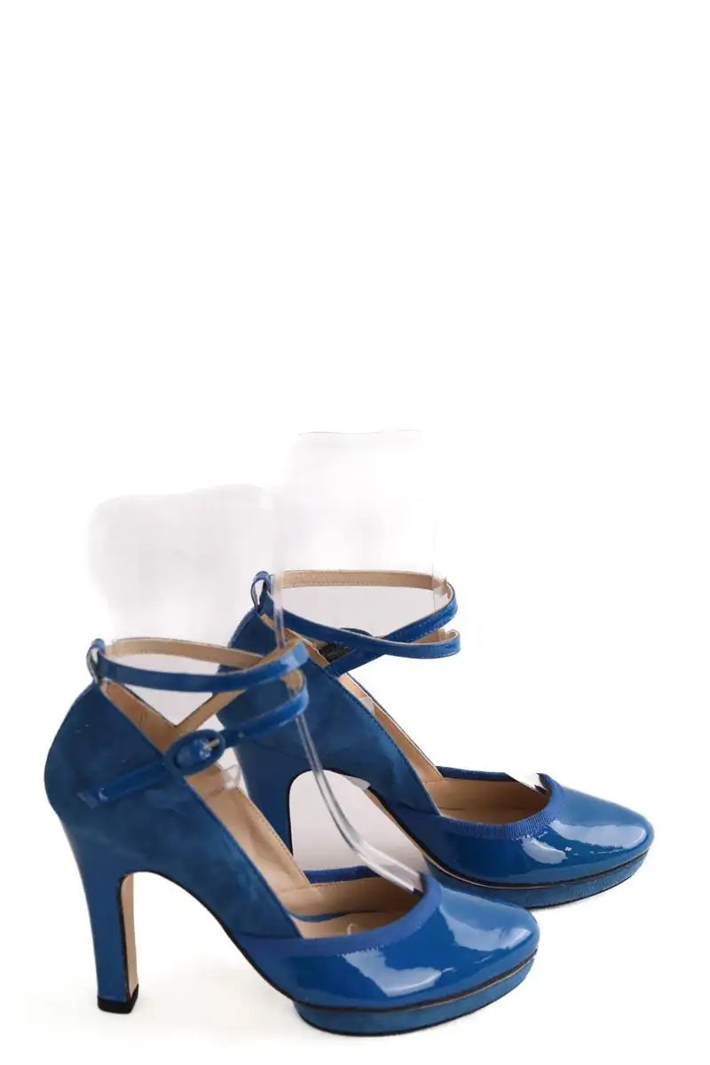 Talons Repetto Bleu en Cuir