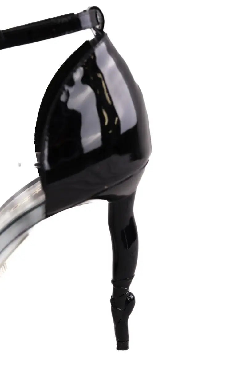 Talons Repetto Noir en Cuir verni