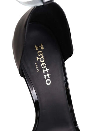 Talons Repetto Noir en Cuir verni