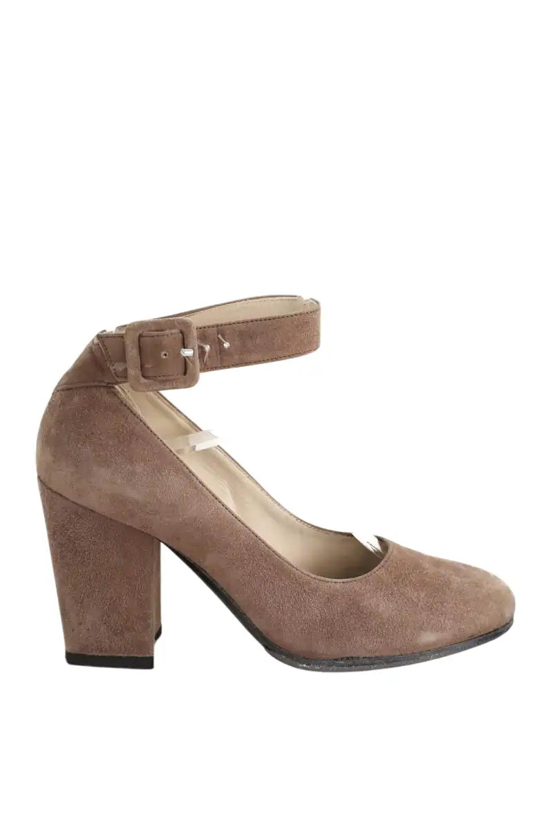 Talons Robert Clergerie Marron en Daim, taille 36 - Seconde Main