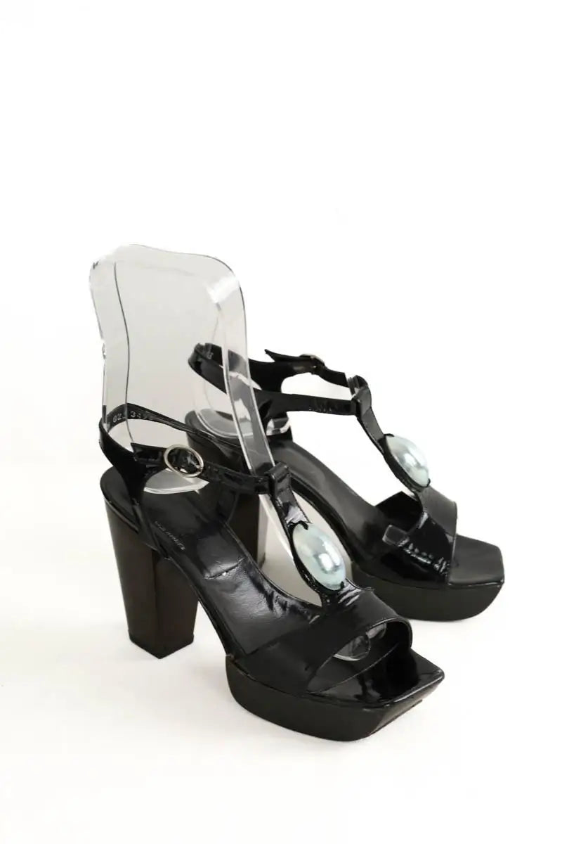 Talons Robert Clergerie Noir en Cuir verni