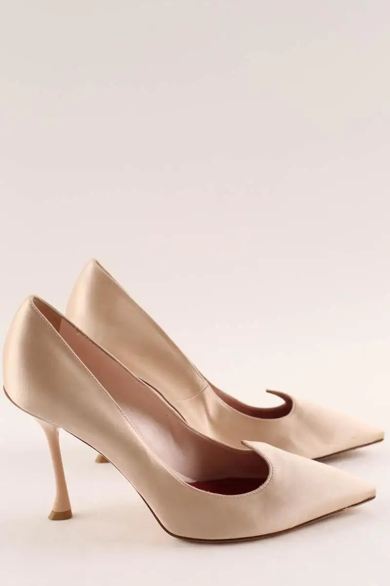 Talons Roger Vivier Beige en Tissu