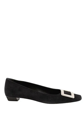 Talons Roger Vivier Noir en Daim, taille 39 - Seconde Main