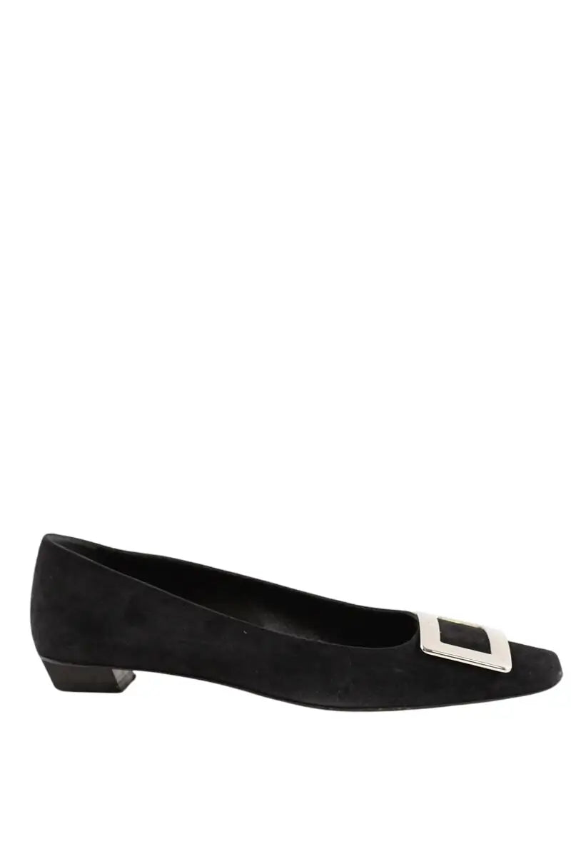Talons Roger Vivier Noir en Daim, taille 39 - Seconde Main