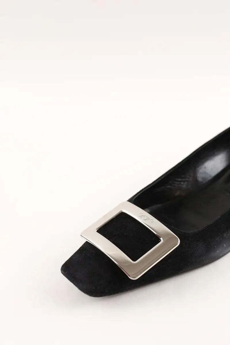 Talons Roger Vivier Noir en Daim