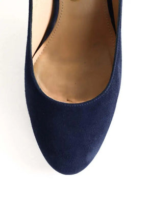 Talons Salvatore Ferragamo Bleu en Daim