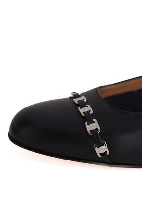 Talons Salvatore Ferragamo Marine en Cuir
