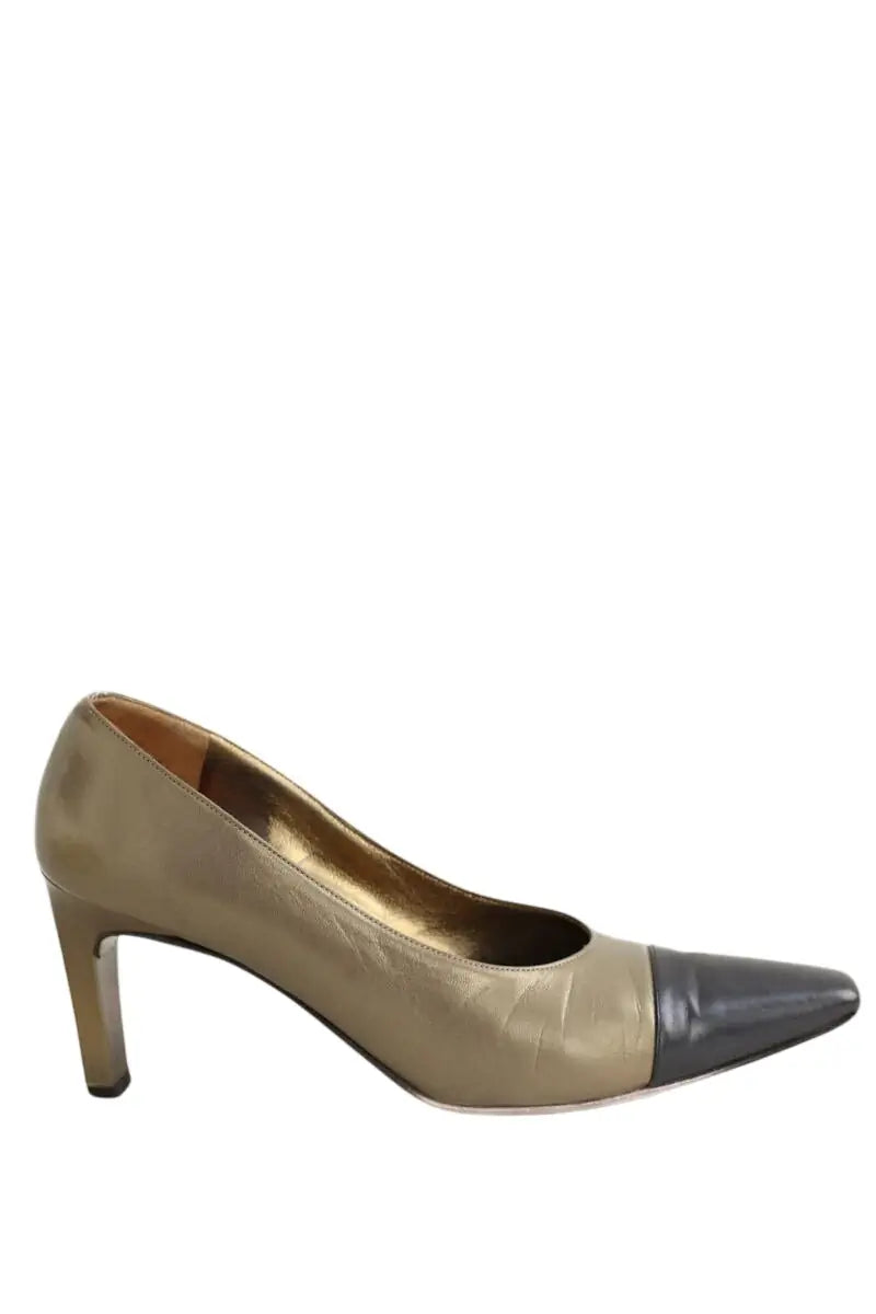 Talons Salvatore Ferragamo Noir en Cuir, taille 39 - Seconde Main