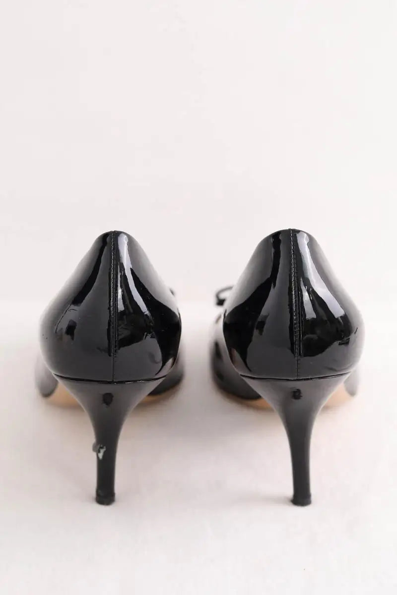 Talons Salvatore Ferragamo Noir en Cuir verni
