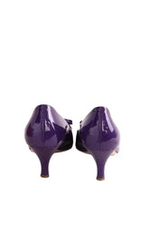 Talons Salvatore Ferragamo Violet en Cuir verni, taille 41 - Seconde Main