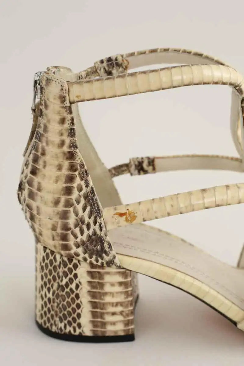 Talons Sandro Beige en Cuir