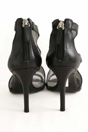Talons Sandro Noir en Cuir