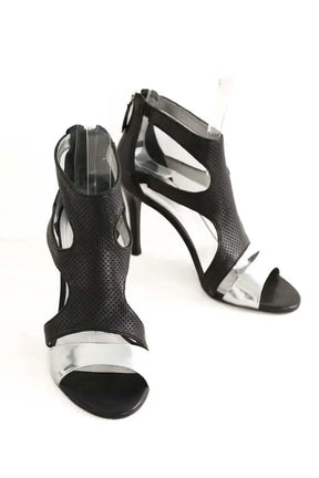 Talons Sandro Noir en Cuir