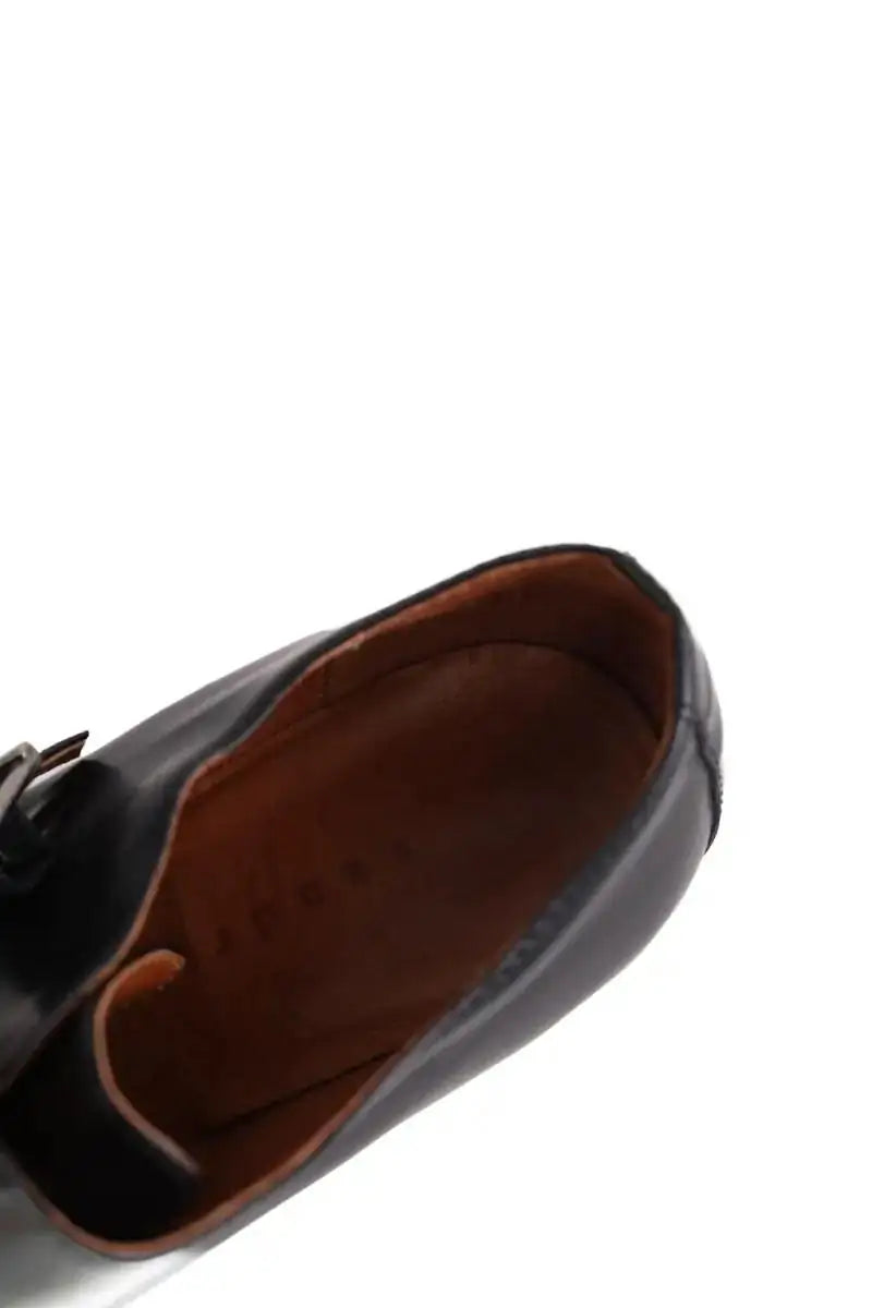 Talons Sandro Noir en Cuir