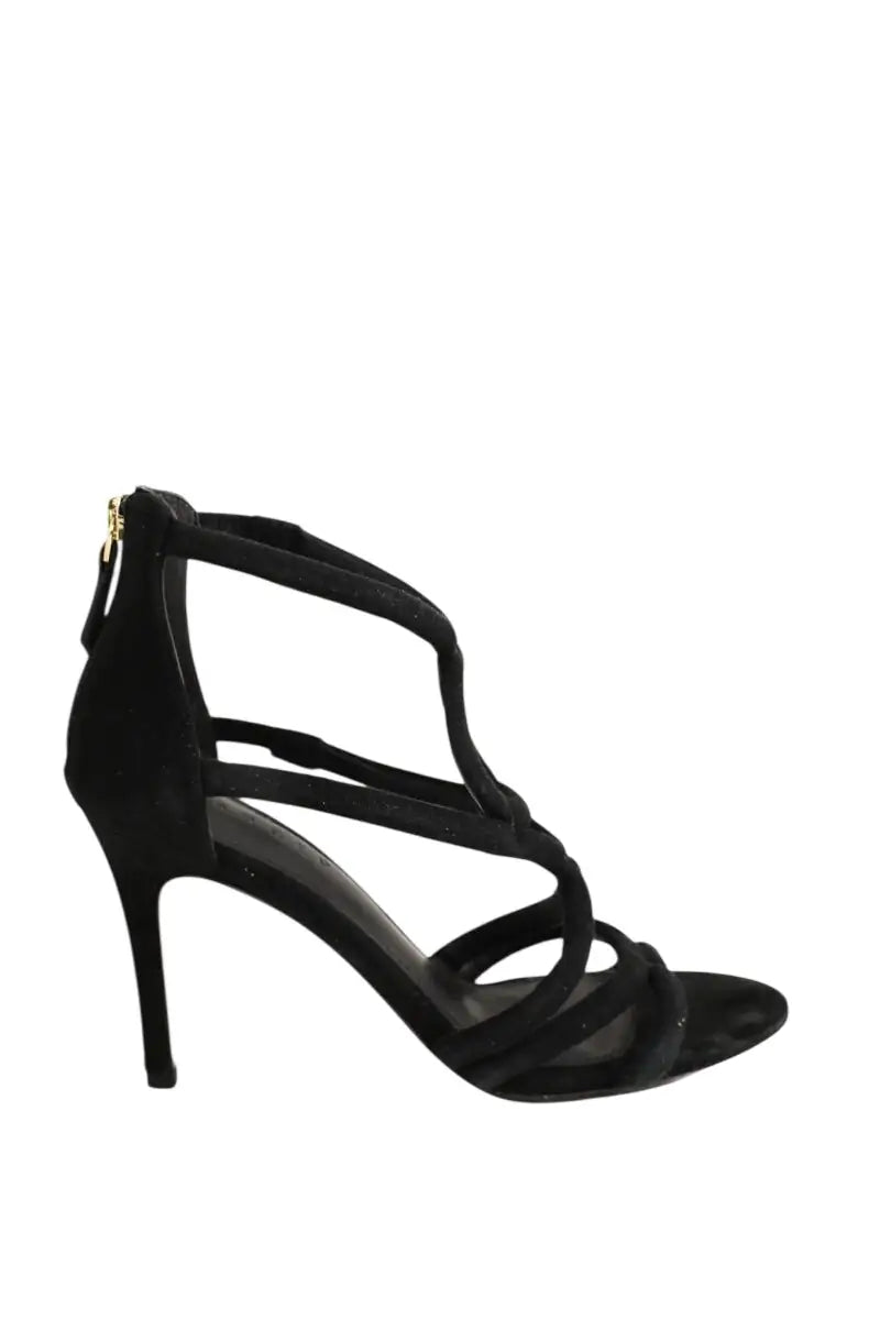Talons Sandro Noir en Daim, taille 37 - Seconde Main