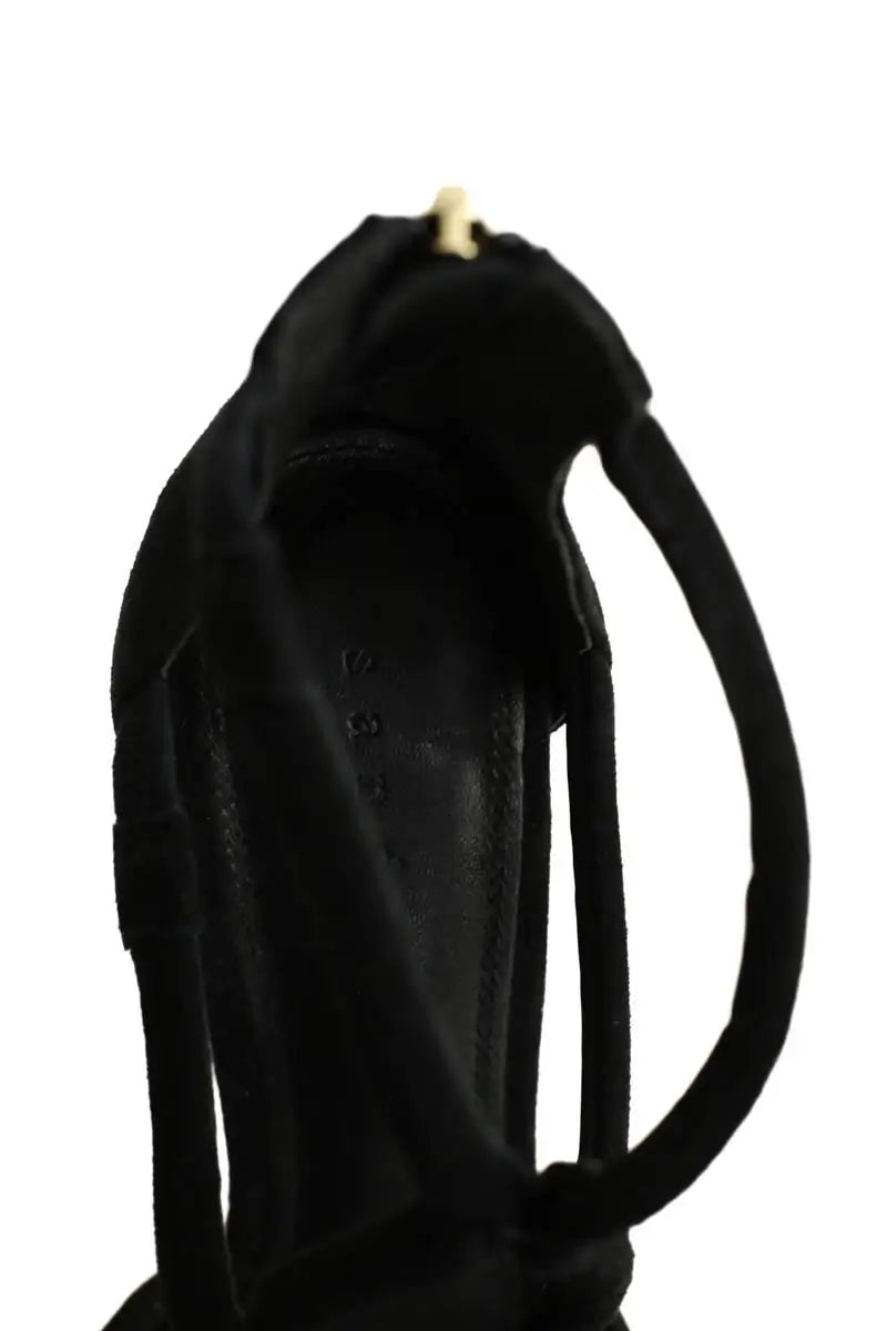 Talons Sandro Noir en Daim