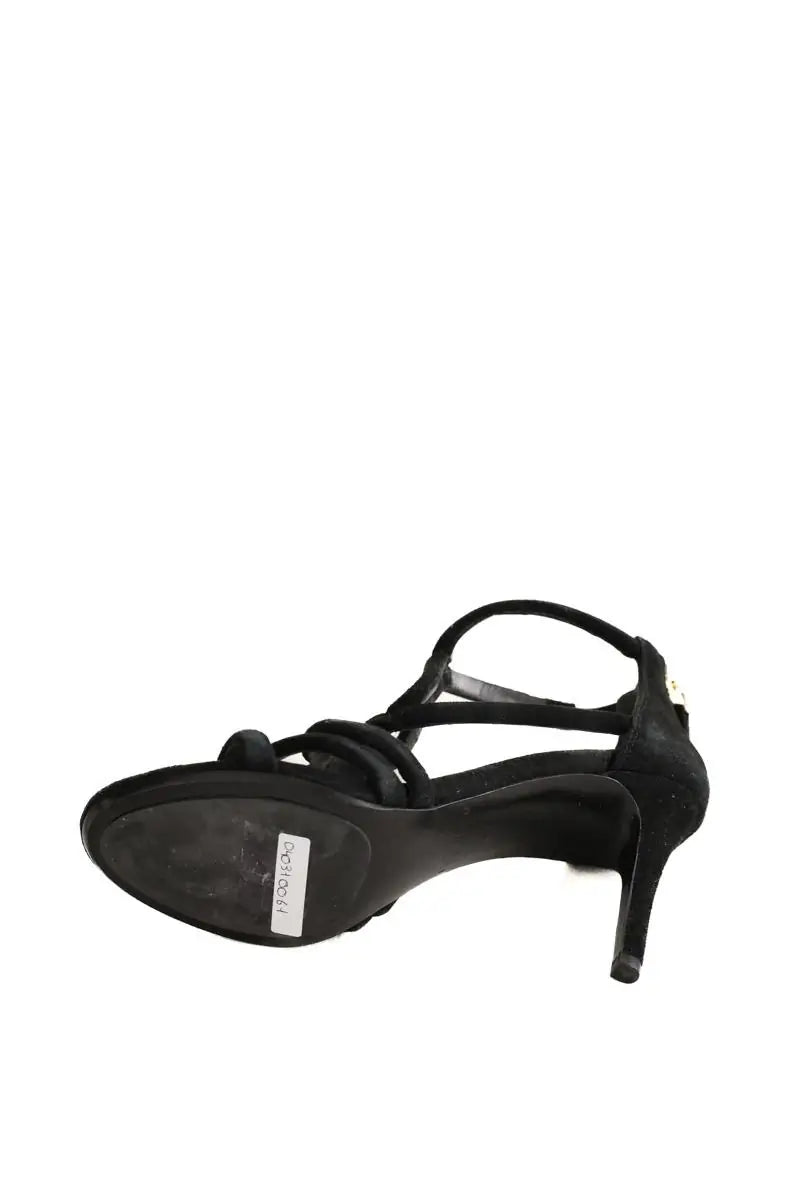 Talons Sandro Noir en Daim