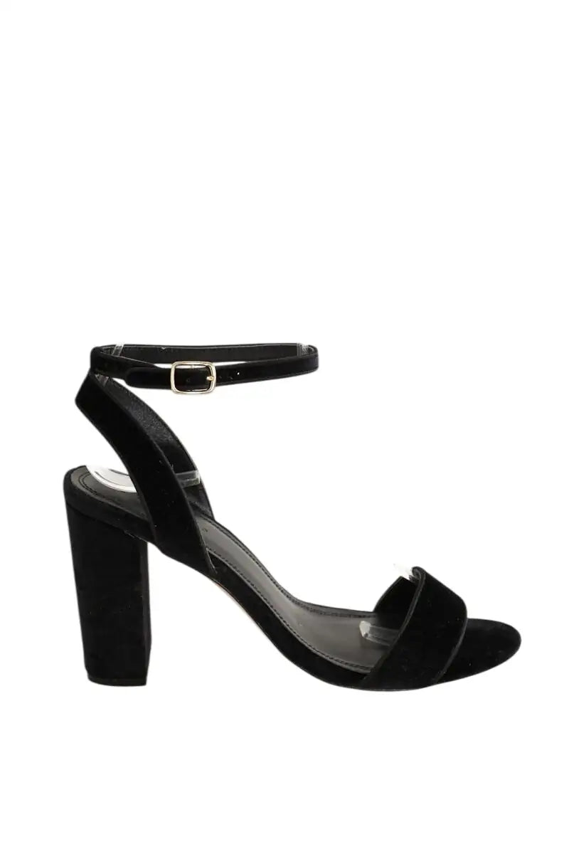 Talons Sandro Noir en Daim, taille 39 - Seconde Main