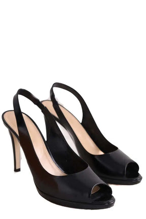 Talons Sergio Rossi Noir en Cuir