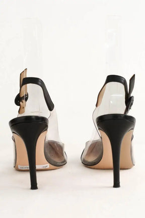Talons Sergio Rossi Noir en Cuir
