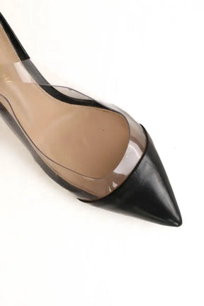 Talons Sergio Rossi Noir en Cuir