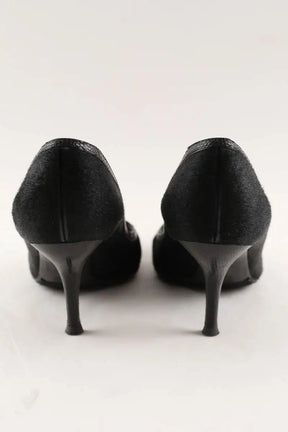 Talons Sergio Rossi Noir en Cuir