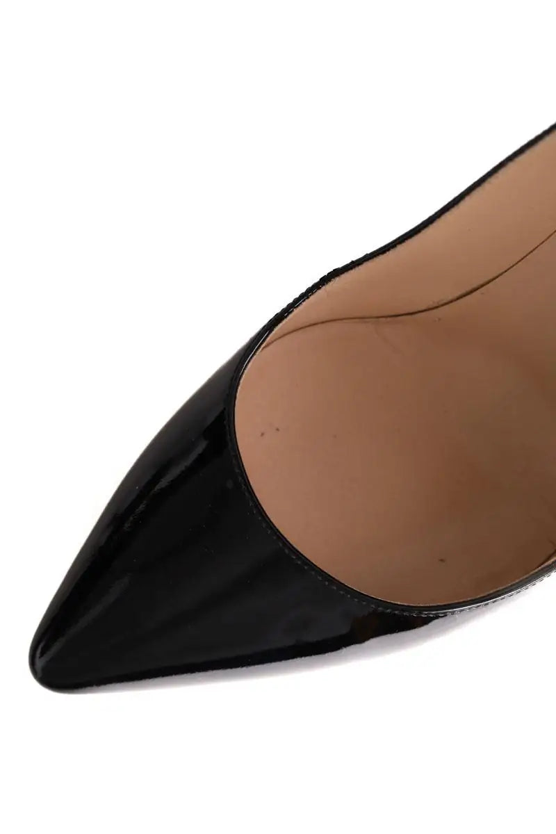 Talons Sergio Rossi Noir en Cuir verni