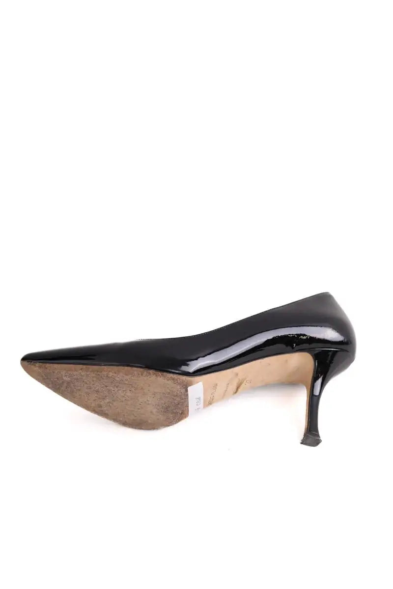 Talons Sergio Rossi Noir en Cuir verni