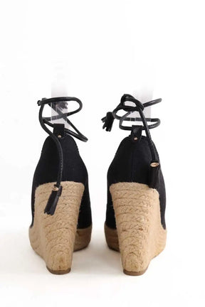 Talons Sergio Rossi Noir en Tissu